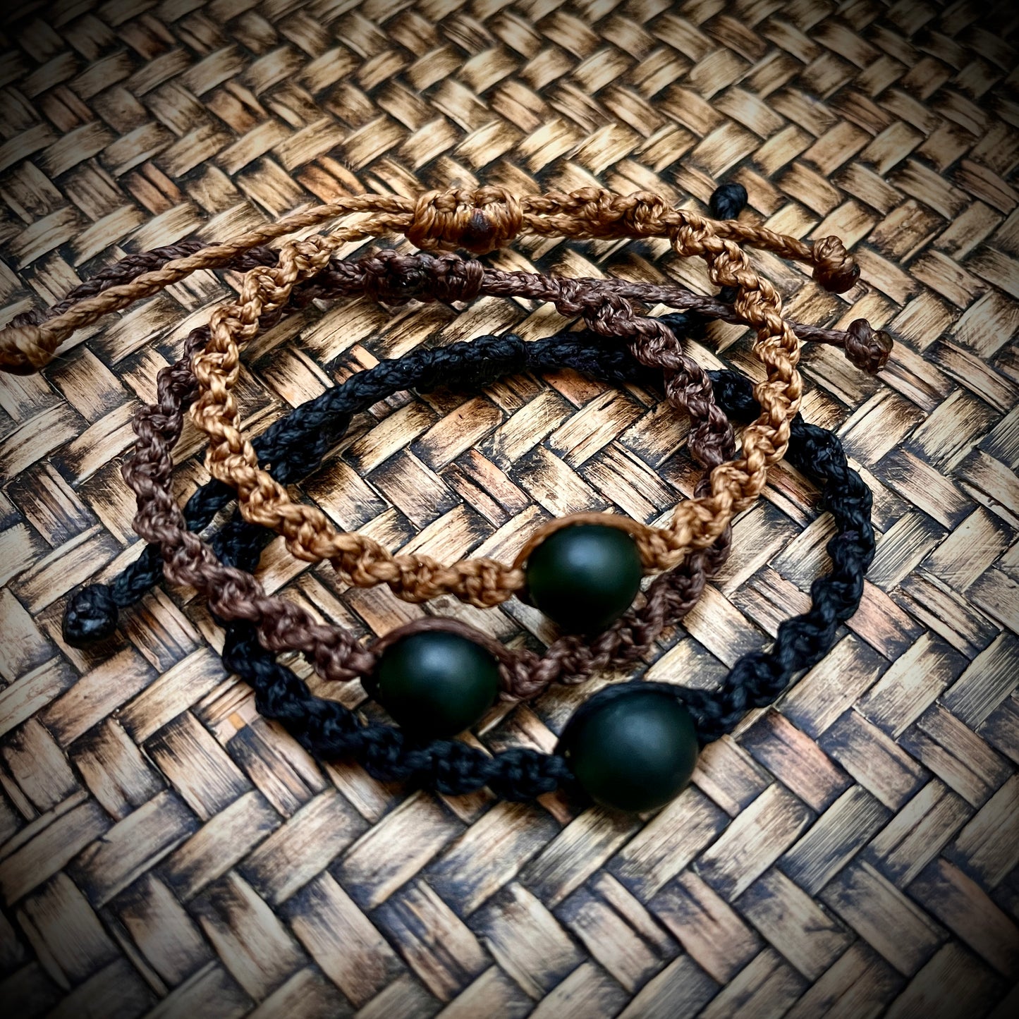 Pounamu/Greenstone dark~stone bracelets