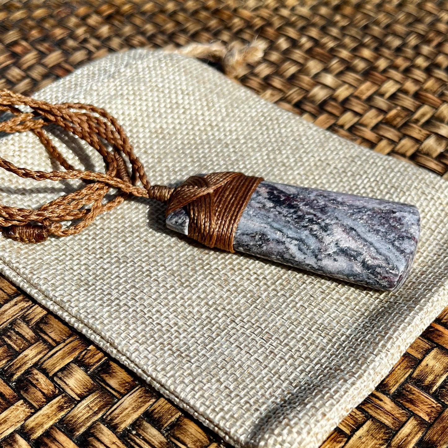 Aroha stone Toki pendant