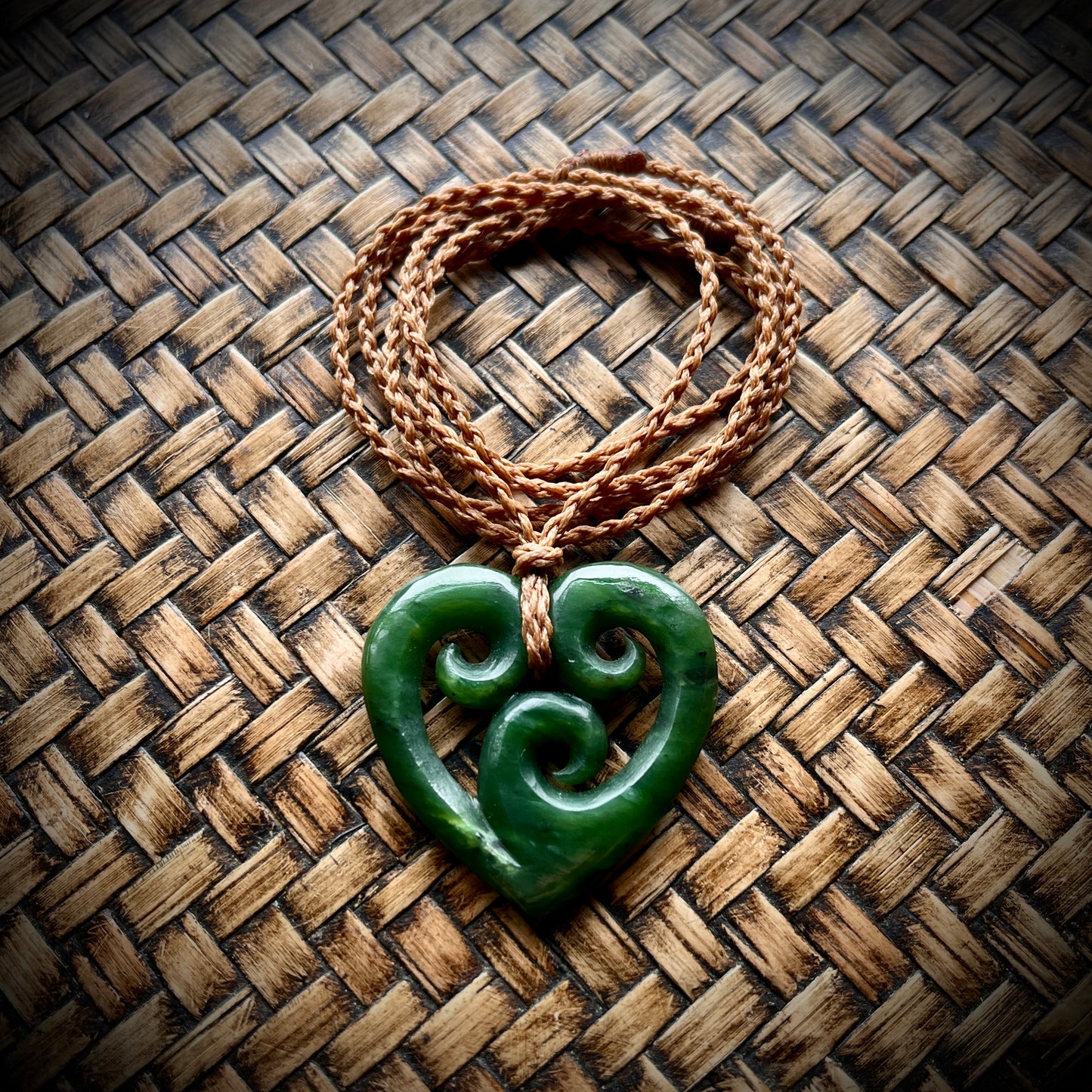 Triple Koru heart(4.0cm)