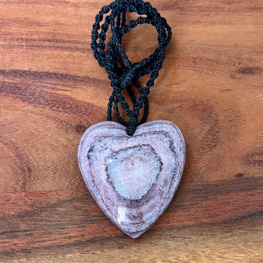 Aroha stone heart pendant{large}