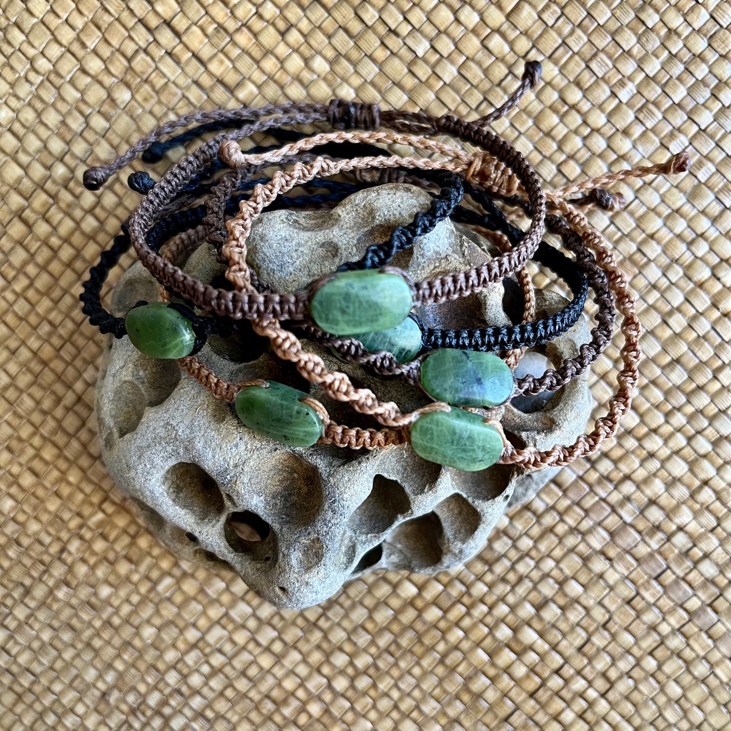 Greenstone bracelets for Adults